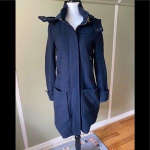 Zara Wool Coat Navy